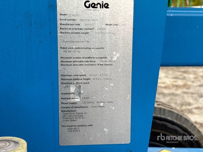 2013 Genie Z-45/25J 2WD Electric Plataformas Elevadoras Articuladas