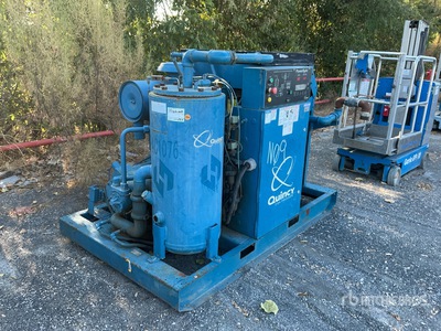 2004 Quincy QSI-370 370 cfm Skid-Mounted Sprężarka powietrza