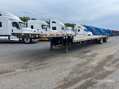 2001 Deloupe JG48 48 ft T/A Step Deck Trailer