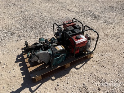 Quantity of (6) Hammers & Petrol Water Pump (Inoperable)