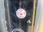 General Appearance with Motor Vehicle Safety Standards Label