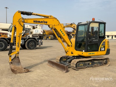 2022 Komatsu PC58-8 Mini Excavator