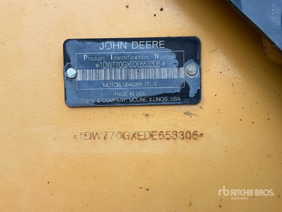 2013 John Deere 770G Równiarka silnikowa