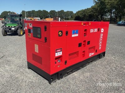 2026 Becker BDG-180S 180 kVA Containerized 144KW/180KVA Generator set (Unused)