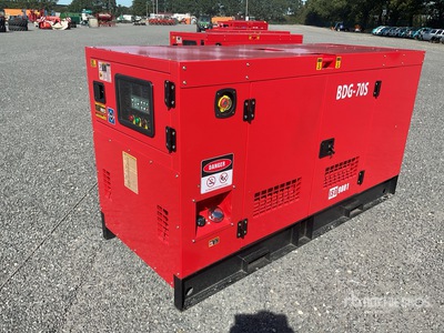 2026 Becker BDG-70S 70 kVA Containerized 56KW/70KVA Generator set (Unused)