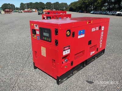 2026 Becker BDG-70S 70 kVA Containerized 56KW/70KVA Generator set (Unused)