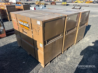 Quantity of (3) Knaack 89 Job Site Box