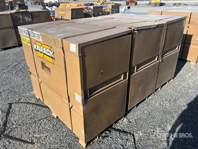 Quantity of (3) Knaack 89 Job Site Box