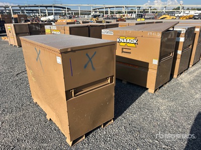 Quantity of (3) Knaack 89 Job Site Box