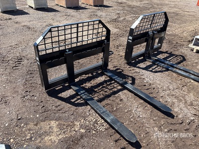 JBX 4000 48 in Skid Steer Forks (Unused)