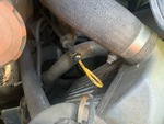 Engine with A/C Compressor