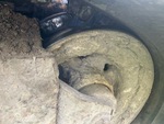 Undercarriage with Front Idler Wear