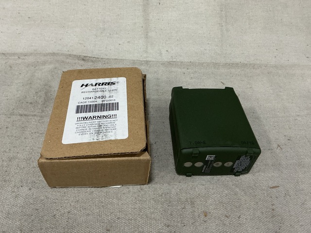 (10) Harris 12041-2400-02 Batteries (10) Harris 12041-2400-02 Batteries