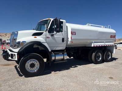 2015 International 7500 6x6 Water Truck