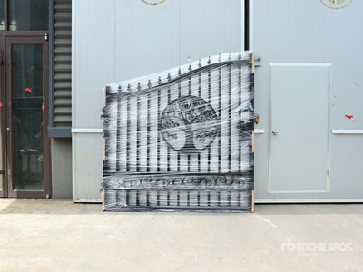 Quantity of (2) 2026 Suihe NG-14T -2 14 ft Wrought Iron Bi-Parting Driveway Gate (Unused)