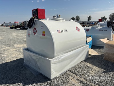 2026 AM Tank 1000 1050 gal Skid Mounted Steel Fuel Tank (Unused)