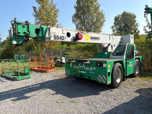 2011 Shuttlelift CD5540F 15 ton 4x4x4 Carry Deck Crane