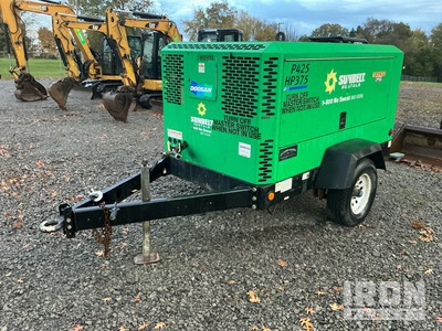 2018 Doosan Infracore P425/HP375WCU-T4F 375 cfm Mobile Air Compressor