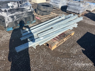 Quantity of (15) Metal beams