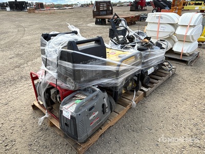 Quantity of (2) Pallets of Portable Generators, Compressors, Pressure Washers