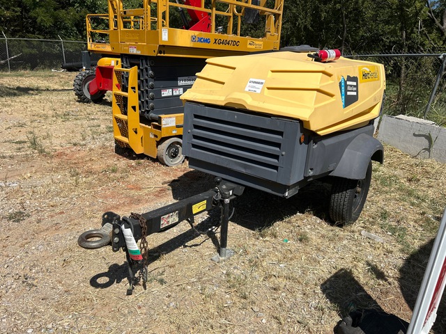 2018 Atlas Copco XAS 185 KD7 185 cfm Mobile Air Compressor 2018 Atlas Copco XAS 185 KD7 185 cfm Mobile Air Compressor