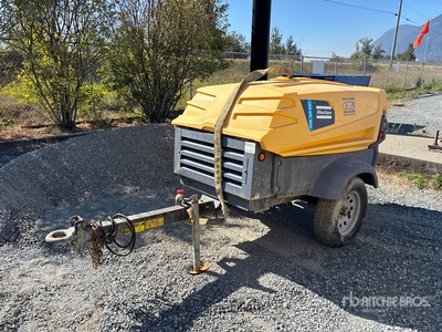 2017 Atlas Copco XAS 185 KD7 PE T4F Mobile Air Compressor