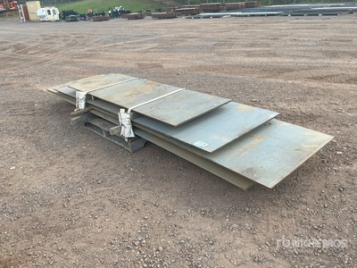 Quantity of (5) (0.5 in Thick) Steel Plates