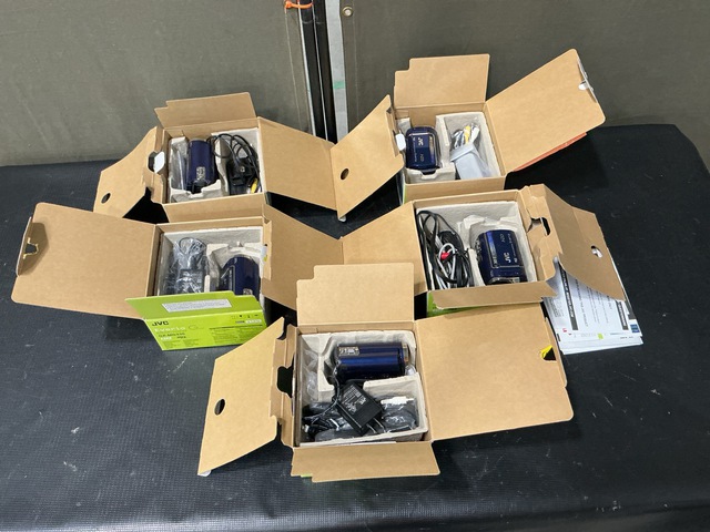 (5) JVC GZ-MG330 Video Cameras