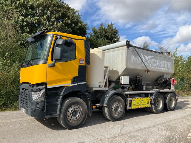 2021 Renault C430 DTI 11 8x4 Twin-Steer Volumetric Mixer Truck