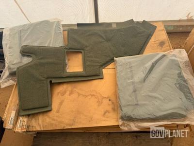 10- HMMWV Hood insulation panel / 2 HMMWV New Drivers side bottom cushions 10- New in box insulation panels / 2- New Bottom Drivers Cushions Ship DIMS : 40x54x24 80lbs
