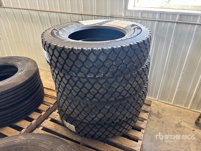 Quantity of (4) Jinyu JD721 11R24.5 Tires (Unused)