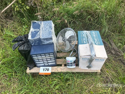 Sewing Machine, Electric Fan, Parts Organizer, Rock Wool