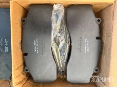 16 SETS /1 AXLE MRAP RCV-RG31 E75750664 DISK BRAKE SHOE 2530-01-589-4237 SHIP DIMS: 24X36X 22 325LBS
