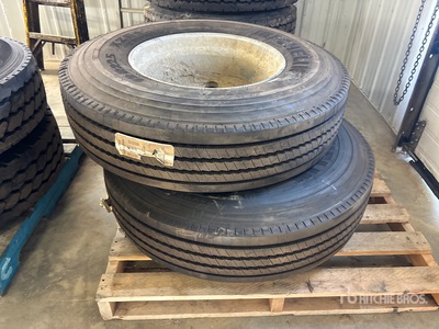 Quantity of (2) Michelin XZE 11R22.5 Tires