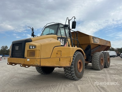 2017 Cat 745C を見 Articulated Dump Truck