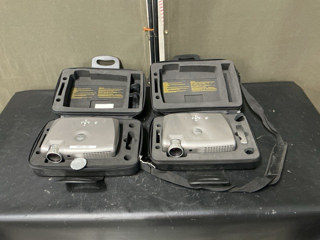 (2) Dell 2300MP Computer Projectors w/Cases