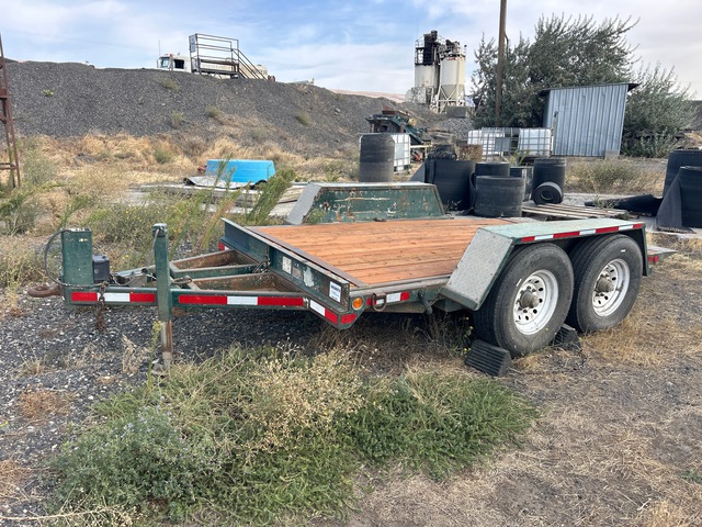 1992 Trailmax T.10 RLR TR 12 ft T/A Tilt Deck Trailer