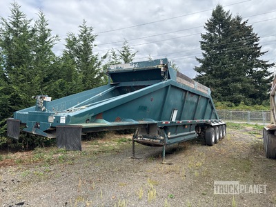 1999 Red River 48 ft Quad/A Belly Dump Trailer