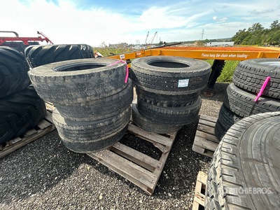 Quantity of (8) 275/80R22.5 Tires