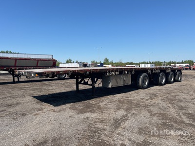 2016 Manac 48 ft Quad/A Flatbed Trailer