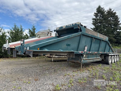 1998 Red River 48 ft Quad/A Belly Dump Trailer