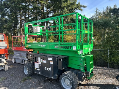 2016 Genie GS2669RT 4x4 Dual Fuel Scissor Lift