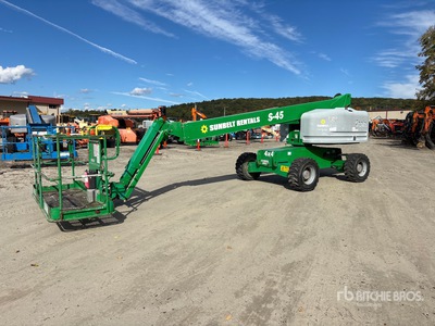 2017 Genie S-45 4WD Diesel Telescopic Boom Lift