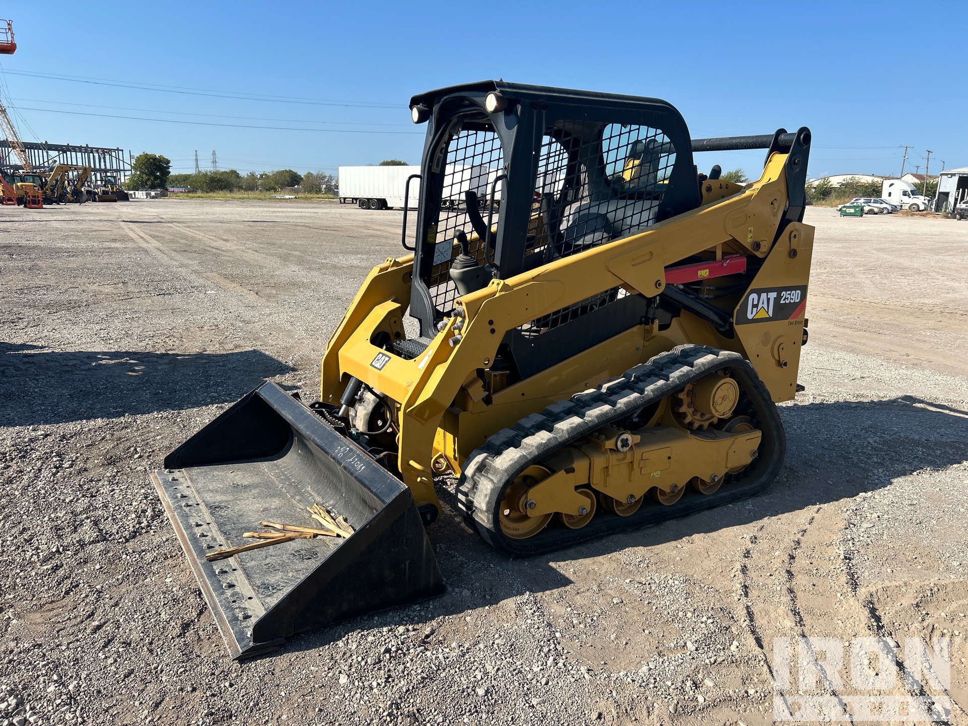 2017 Cat 259D Two-Speed High Flow Minicargadora