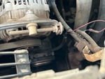 Engine with A/C Compressor