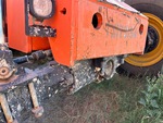 Drivetrain with Usure de la broche articulée de l'essieu avant