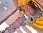 Chassis with Attelage de direction