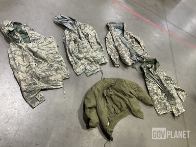 (9) Assorted Parkas, (3) Cold Weather Jackets & Assorted Items