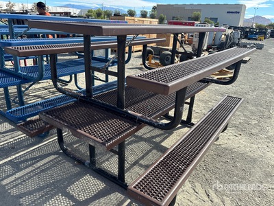 Quantity of (2) 4 ft x 8 ft Picnic Table