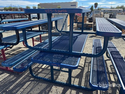 Quantity of (2) 4 ft x 8 ft Picnic Table